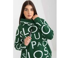 Megztinis tamsiai žalias