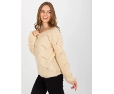 Megztinis-TW-SW-BI-9030.08-smėlio spalvos
