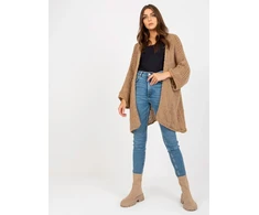 Megztinis moterims TW-SW-BI-M2202.29X, tamsiai smėlio spalvos