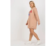 Megztinis-VI-BL-3192.23P-tamsiai smėlio spalvos