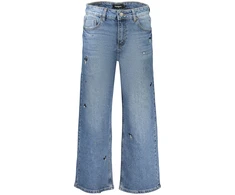 Mėlyna jeansy moterims Desigual Mickey Mini