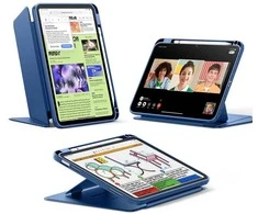 Mėlynas iPad 10.9 / 11 dėklas su atrama ESR Flip Hybrid