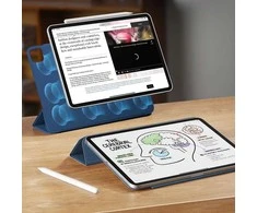 Mėlynas magnetinis iPad dėklas su pieštuko laikikliu ESR