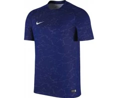 Mėlyni vyriški marškinėliai Dri-FIT su tinklu Nike