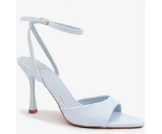 Mėlynos basutės su kulnu Step in style