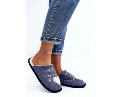 Mėlynos namų šlepetės Step in style