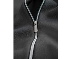Men's plain zip sweater - graphite V2 OM-SWZS-0146