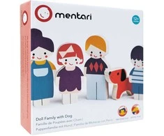 Mentari – Lėlių namelio figūrėlės – Šeima su šunimi – (MT7651)