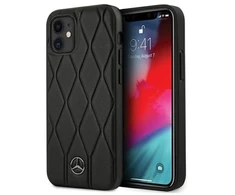 Mercedes MEHCP12SMULBK Apple iPhone 12 mini 5,4″ juodos spalvos kietas dėklas Wave Line