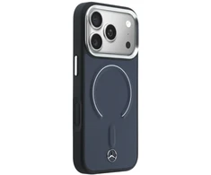Mercedes-Benz Leather 3D MagSafe dėklas iPhone 17 Pro telefonui