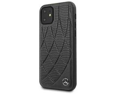Mercedes MEHCP12SDIQBK iPhone 12 mini 5,4 juodos/juodos spalvos deklas Bow Line