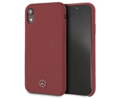 Dėklas Mercedes Silicone Line iPhone Xr Case - Raudona