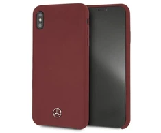 Mercedes MEHCI65SILRE Apple iPhone Xs Max red kietas dėklas Silicone Line