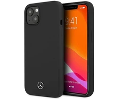 Mercedes MEHCP13SSILBK Apple iPhone 13 mini 5,4″ juodos spalvos kietas dėklas Silicone Line