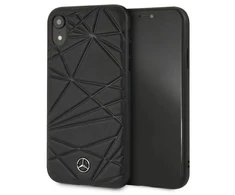 Mercedes MEPERHCI61QGLBK Apple iPhone Xr juodos spalvos kietas dėklas Twister