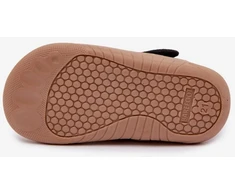 Mergaitiškos barefoot šlepetės su lipduku, juodos