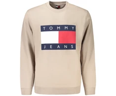 MĘSKA BLUZA Z ROZPINANYM NA ZAMEK TOMMY HILFIGER, BEŻOWA
