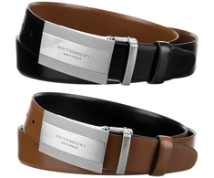 Meski komplektas prezentowy skóra naturalna Peterson PTN KL-B007-S001 Juodas-BROWN
