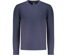 Męski sweter Tommy Hilfiger su haftowanym logo – mėlyna