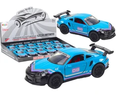 Lean Toys Turkio spalvos sportinis automobilis 1:32 su trinties pavara