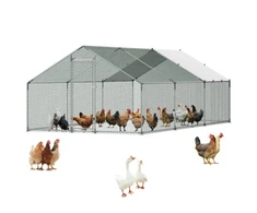 Metalinis vištidės aptvaras VEVOR JD362, 3x6x2 m