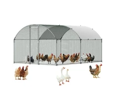 VEVOR Metalinė vištidė 3x4x2 m su užraktu