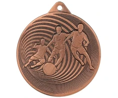 METALO MEDALIS FUTBOLO FI 70 MMC3070 - BRONZINIS