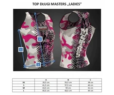 MFC MASTERS Moteriškas ilgas topas