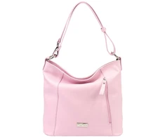 MiaMore damska torebka na ramię shopperbag skórzana su kieszeniami