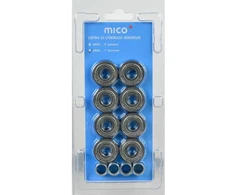 Mico ABEC-7 chromuotas guolis /8 vnt./