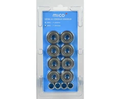Mico ABEC-7 chromuotas guolis /8 vnt./