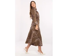 Midi sijonas su animaliniu raštu Italy Moda