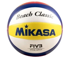 Mikasa mažas tinklinio kamuolys, baltas, geltonas ir mėlynas BV1.550C