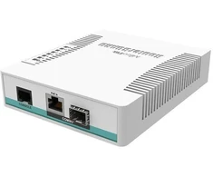Šakotuvas Mikrotik CRS106-1C-5S tinklo komutatorius Gigabit Ethernet (10/100/1000) Maitinimas per Eternetą (PoE) Balta