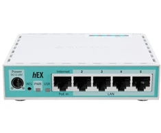 Mikrotik hEX gigabitinis Ethernet maršrutizatorius, baltas