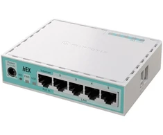 Mikrotik hEX gigabitinis Ethernet maršrutizatorius, baltas