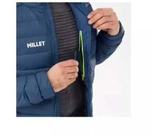 MILLET M Kamet Pūkinė striukė su gobtuvu, Tamsiai mėlyna