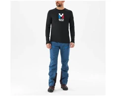 Millet M Trilogy Wool Ts Ls juoda apatinis trikotažas