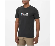 Millet marškinėliai M, juodi Millet, trumpos rankovės