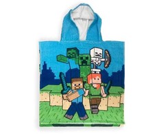 Microsoft Minecraft Creeper rankšluostis,Pončas 60x120 cm