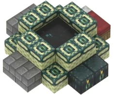Minecraft magnetinis blokelių / kaladėlių rinkinys - Portalas - 32 vnt