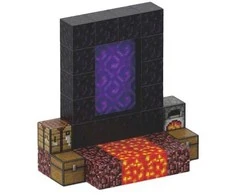 Minecraft magnetinis blokelių / kaladėlių rinkinys - Portalas - 32 vnt