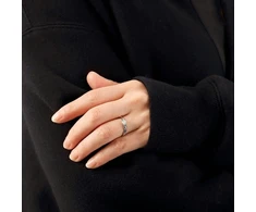 Minimalistinis žiedelis moterims