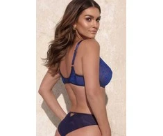 Minkšta liemenėlė Kinga Foxy SC-1235, tamsiai mėlyna