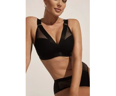 Minkšta liemenėlė Kinga Lara WB-748, juoda
