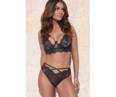 Minkšta liemenėlė su lankeliais ir nėriniais Kinga Scarlett SC-1207