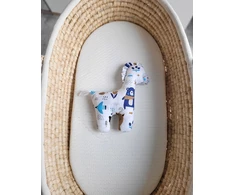 Minkštas pirmasis žaislas arkliukas Lucky Horse mėlynas