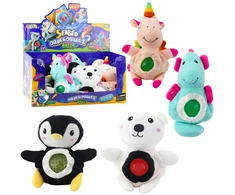 Lean Toys Minkštas žaislas su vandens rutuliukais pilvelyje, 20 cm