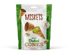 Miskets Dubai Milk Pistachio Cornet 50g x 12 pcs (TR)