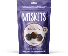 Miskets Milk Chocolate Coated Freeze Dried Blackberry 80g x 12 pcs (TR)